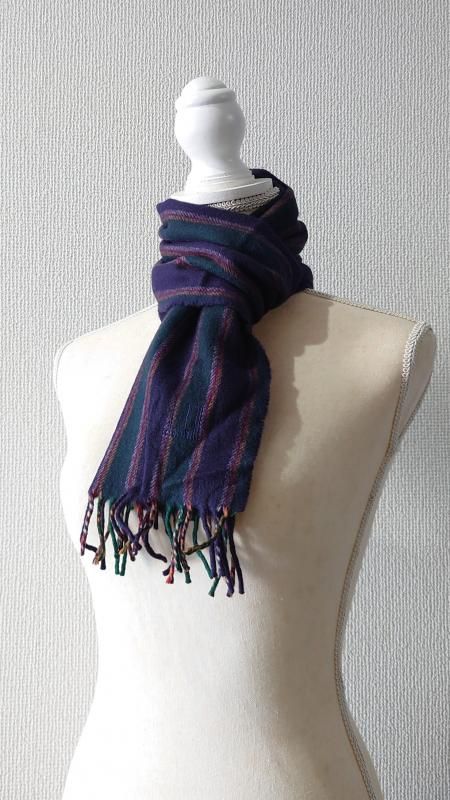 90s dunhill åȥ 100% Pure Cashmere ޥե顼 ȥ饤 (VINTAGE)