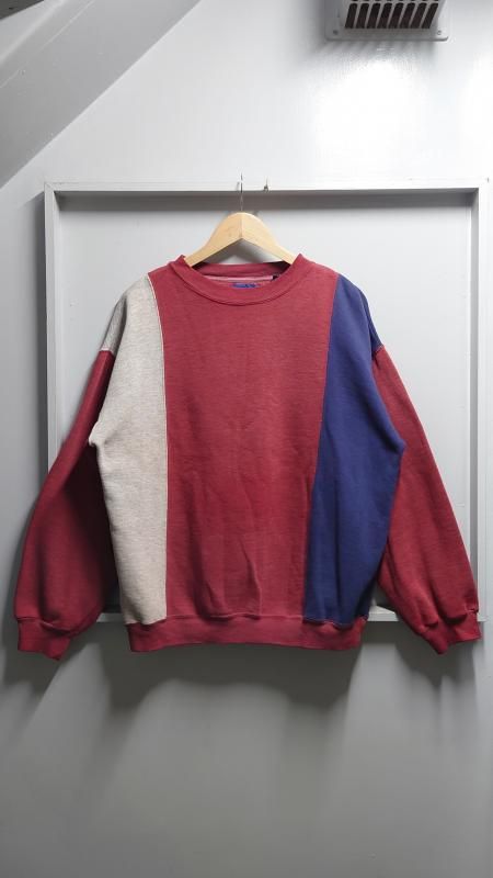 90s TOWNCRAFT Crazy Pattern å L (VINTAGE)