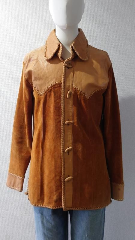70-80s Merry Go Round Shops Hand Laced  쥶㥱å 38 (VINTAGE)