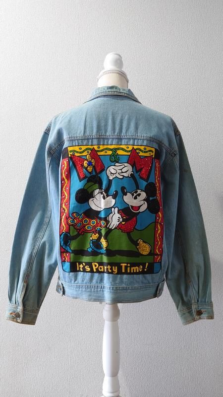 90s Mickey & Co. Its Party Time ! ǥ˥ॸ㥱å M (VINTAGE)