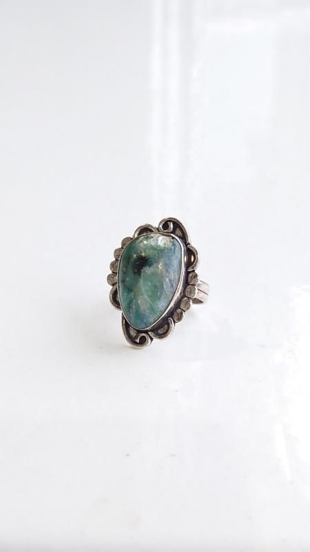 Silver925 Green Kyanite  14 󥰥С  (VINTAGE)