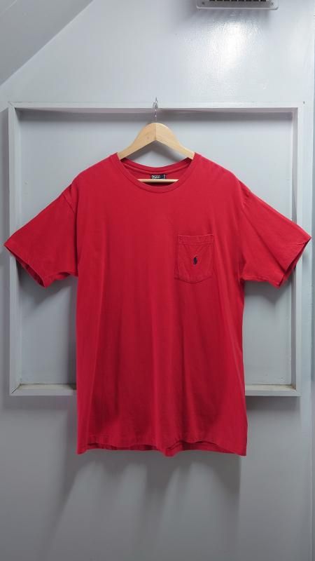 90s Polo Ralph Lauren USA 󥰥륹ƥå դݥå T M (VINTAGE)