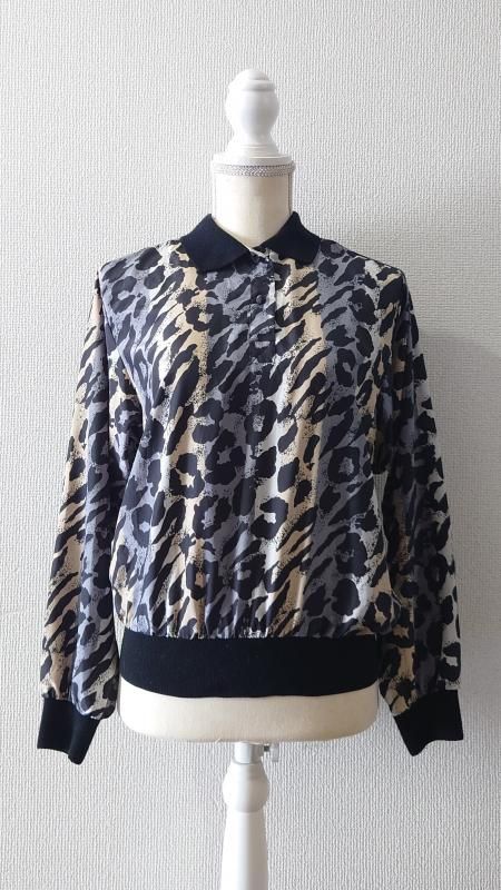 80s Notations USA Animal Pattern ץ륪С ֥饦 10 (VINTAGE)