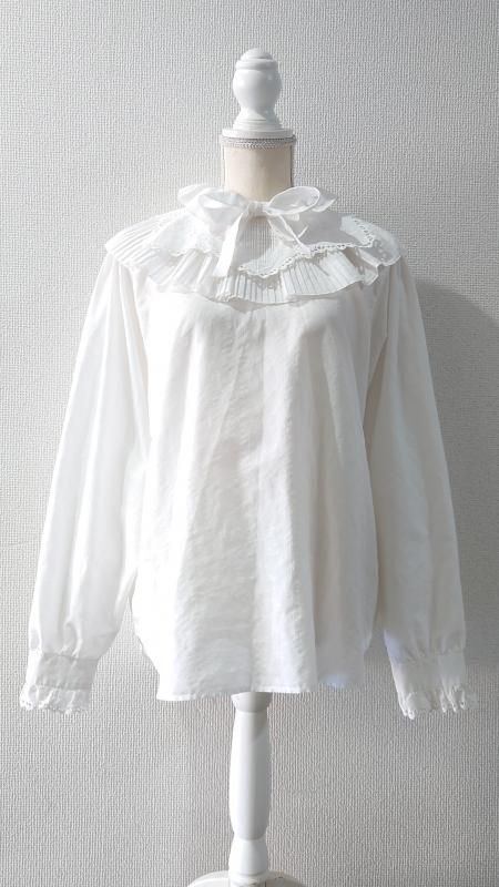 80s Wallmann ȥꥢ Big Collar ե֥饦 44 (VINTAGE)