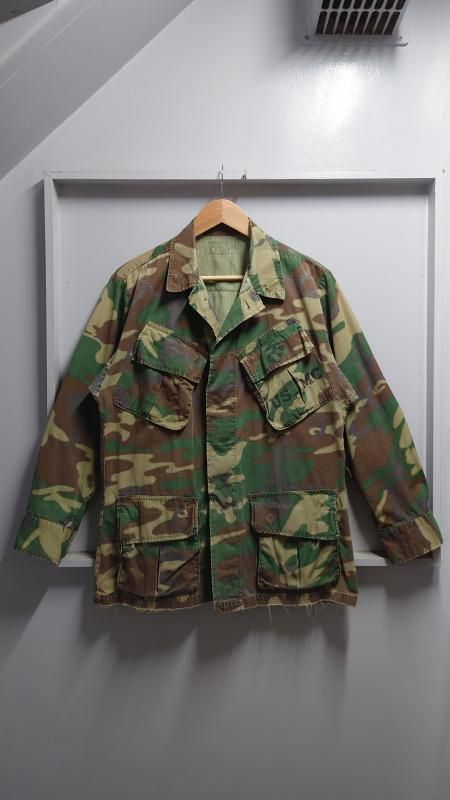 60-70s USMC 󥰥եƥ 5th ߥ꥿꡼ Хåȥ㥱å Small-Short EDRL ꡼꡼ե (VINTAGE)