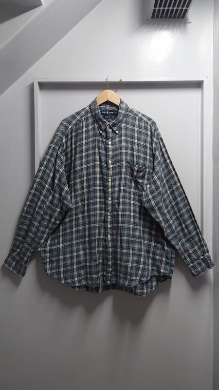 90s Ralph Lauren Big Shirt åȥͥ å BD XL (VINTAGE)