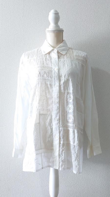 <img class='new_mark_img1' src='https://img.shop-pro.jp/img/new/icons5.gif' style='border:none;display:inline;margin:0px;padding:0px;width:auto;' />ORANGE NICORA Embroidery  ͥ󥷥 L (USED)