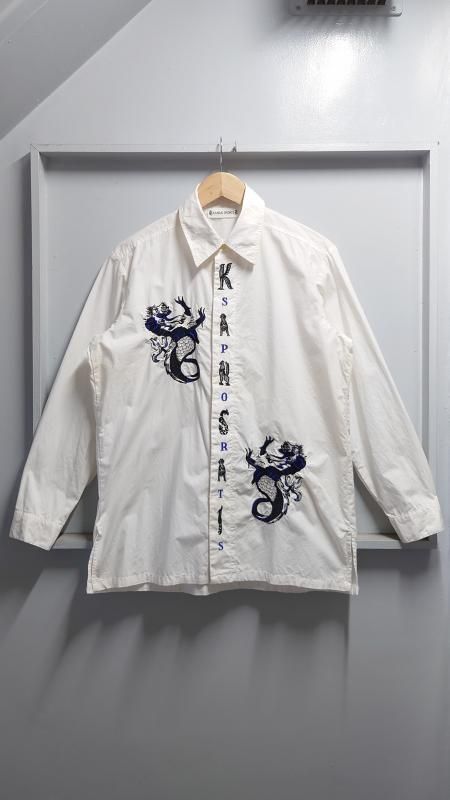 90s KANSAI SPORTS Embroidery 㥷 L (VINTAGE)