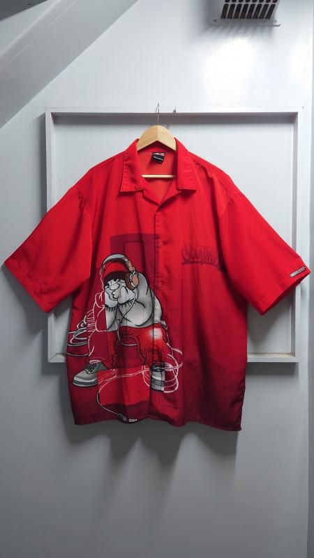 00s Southpole B-Boy Print Ⱦµ ץ󥫥顼 XL (USED)