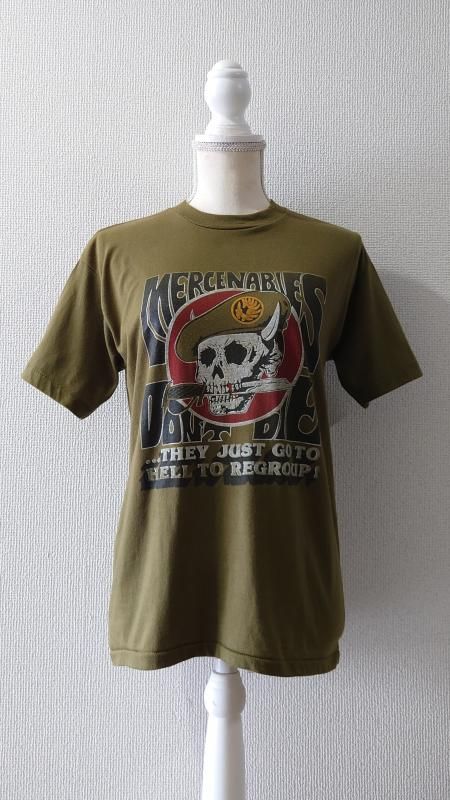 <img class='new_mark_img1' src='https://img.shop-pro.jp/img/new/icons5.gif' style='border:none;display:inline;margin:0px;padding:0px;width:auto;' />1983s Mercenables Dont Die 󥰥륹ƥå ץ T 18-20 (VINTAGE)
