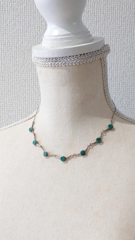 <img class='new_mark_img1' src='https://img.shop-pro.jp/img/new/icons6.gif' style='border:none;display:inline;margin:0px;padding:0px;width:auto;' />Silver925 Turquoise ͥå쥹 (VINTAGE)