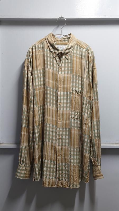 <img class='new_mark_img1' src='https://img.shop-pro.jp/img/new/icons6.gif' style='border:none;display:inline;margin:0px;padding:0px;width:auto;' />90s Goouch 100% Silk å BD L (VINTAGE)