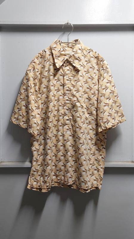 <img class='new_mark_img1' src='https://img.shop-pro.jp/img/new/icons6.gif' style='border:none;display:inline;margin:0px;padding:0px;width:auto;' />50-60s Ross Sutherland ϥ磻 Bamboo Pattern ץ륪С ϥ磻󥷥 L (VINTAGE)