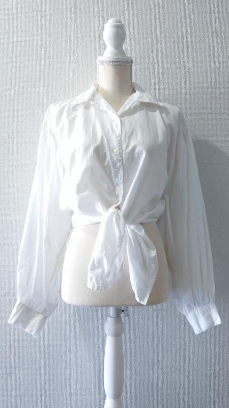 <img class='new_mark_img1' src='https://img.shop-pro.jp/img/new/icons7.gif' style='border:none;display:inline;margin:0px;padding:0px;width:auto;' />80-90s Jangiblea Tie Front ץ󥫥顼 L (VINTAGE)