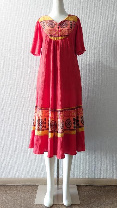 総柄 刺繍 マキシ ロングコート vintage エスニック ボタニカル 花柄 marai 刺繍ロングコート コート ジャケット コーディガン ロング