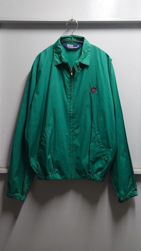80-90s Polo Ralph Lauren Golf Crest åȥ󥵥ƥ 󥰥ȥå S ɥꥺ顼㥱å (VINTAGE)