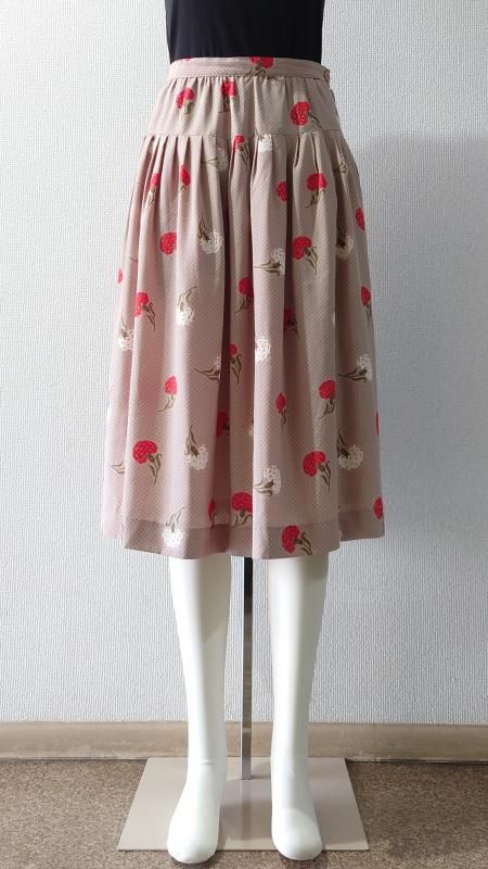 90s PINK HOUSE Carnation Pattern å M (VINTAGE)