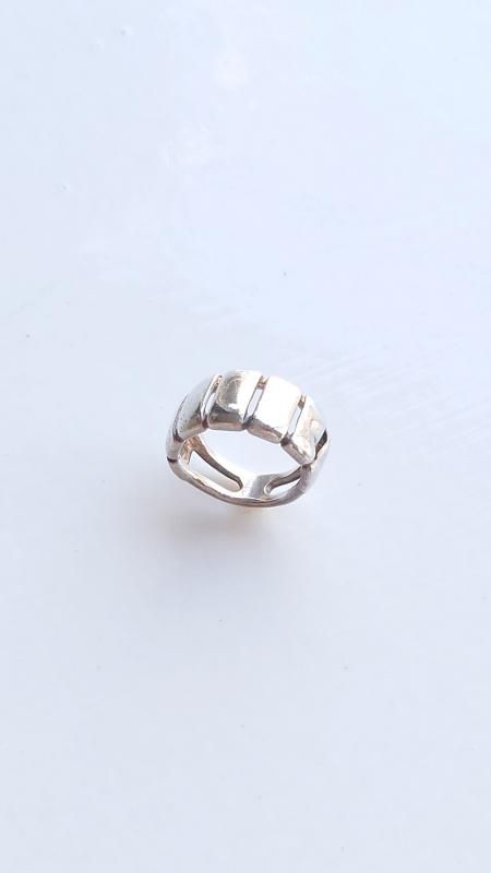 Silver925 Ribbed Ring 󥰥С  (USED)