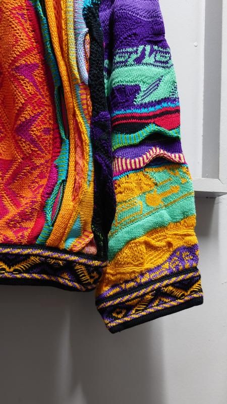 90’s COOGI オーストラリア製 3Dニットセーター M 90's COOGI オーストラリア製 “Mercerised Cotton” 3Dニットセーター M