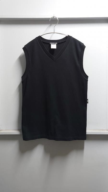 90-00s agnes b. homme Cotton Jersey Vest 2 (USED)