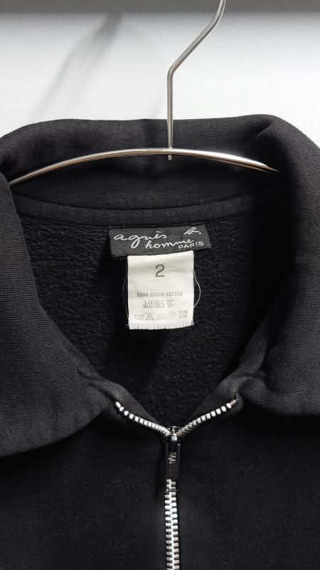 90-00's agnes b. homme ハーフジップ スウェット サイズ2 (USED
