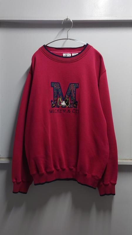 90s Old Disney Mickey & Co. ֥饤 å L (VINTAGE)