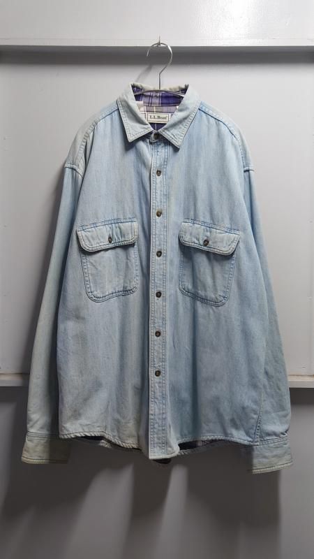 90s L.L.Bean ʥ ΢ϥեͥ ǥ˥ॷ M (VINTAGE)