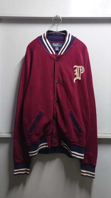 Polo Ralph Lauren Thermal Lining Sweat Varsity Jacket L (USED)