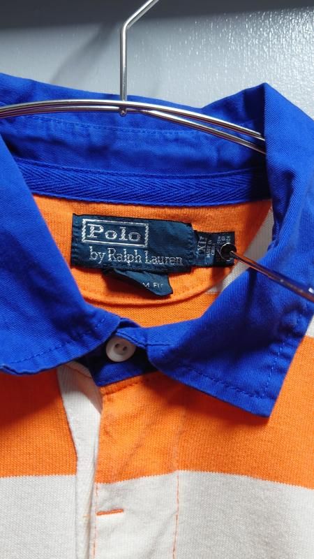 Polo Ralph Lauren “CUSTOM FIT” ボーダー ラガーシャツ XL以上