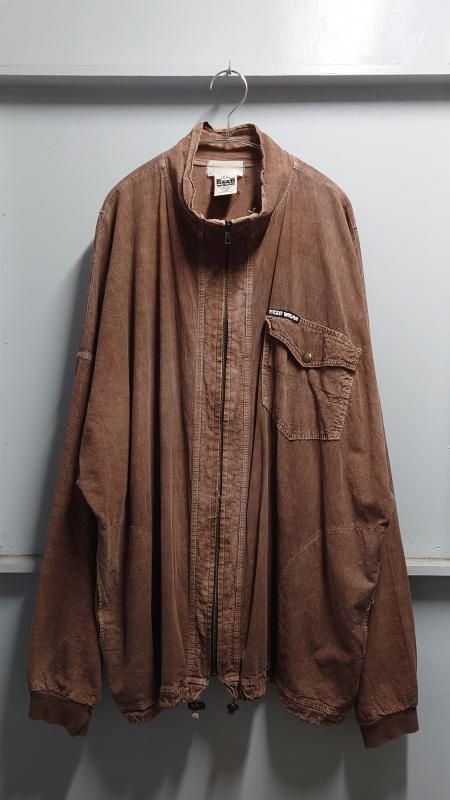 90s EZZE WEAR ʥ HONEY-KOMB Breathing Cotton Zip-up Jacket L (VINTAGE)