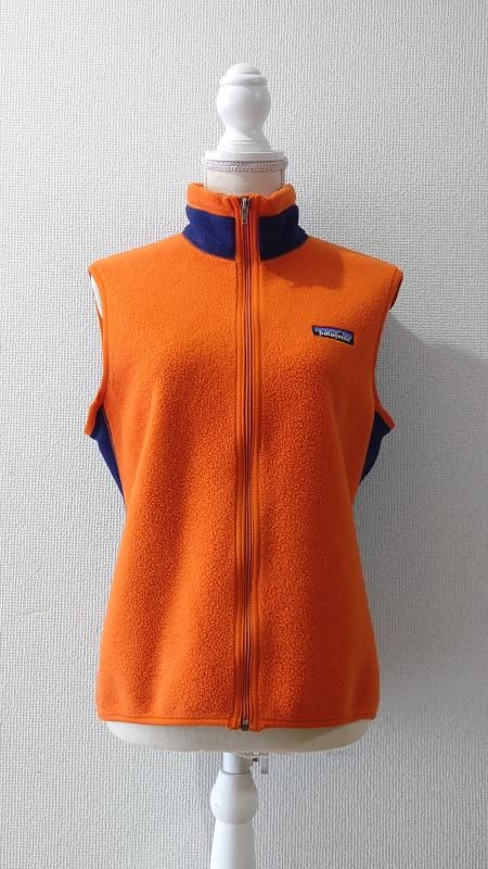 <img class='new_mark_img1' src='https://img.shop-pro.jp/img/new/icons5.gif' style='border:none;display:inline;margin:0px;padding:0px;width:auto;' />99s patagonia USA Flyer Vest S Mango FA99 (VINTAGE)