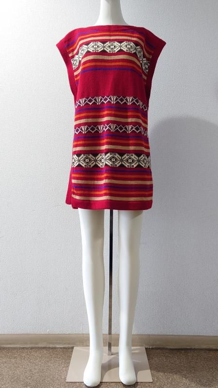 <img class='new_mark_img1' src='https://img.shop-pro.jp/img/new/icons7.gif' style='border:none;display:inline;margin:0px;padding:0px;width:auto;' />Karinca Fair Isle Pattern ˥åȥ˥å L (USED)