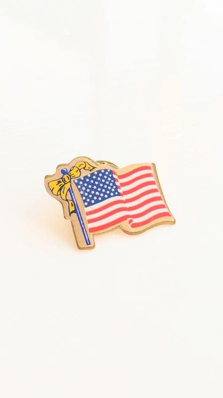 <img class='new_mark_img1' src='https://img.shop-pro.jp/img/new/icons6.gif' style='border:none;display:inline;margin:0px;padding:0px;width:auto;' />Vintage Ballou Reg'd USA The Stars and Stripes Pins ԥХå (VINTAGE)