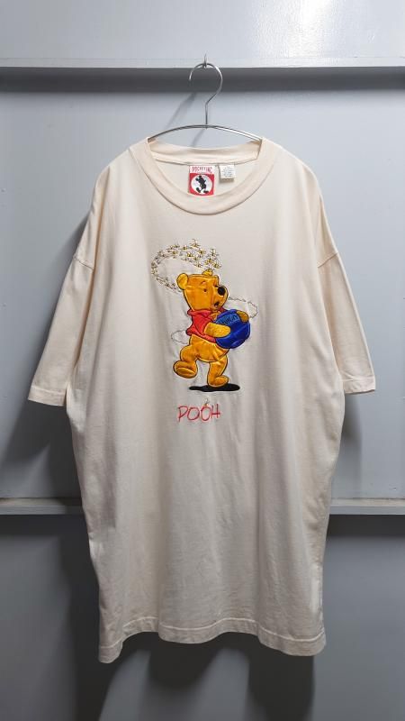 <img class='new_mark_img1' src='https://img.shop-pro.jp/img/new/icons7.gif' style='border:none;display:inline;margin:0px;padding:0px;width:auto;' />90s Old Disney Winnie the Pooh T L/XL (VINTAGE)