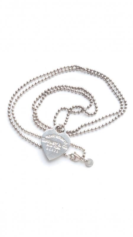 <img class='new_mark_img1' src='https://img.shop-pro.jp/img/new/icons6.gif' style='border:none;display:inline;margin:0px;padding:0px;width:auto;' />Tiffany&Co. Silver925 Please Return to Tiffany ϡȥ 󥰥ܡ ͥå쥹 (USED)
