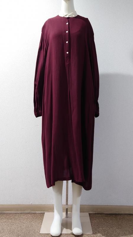 <img class='new_mark_img1' src='https://img.shop-pro.jp/img/new/icons5.gif' style='border:none;display:inline;margin:0px;padding:0px;width:auto;' />70’s Creation Mademoiselle Front Pleat Viscose Dress サイズ40 (VINTAGE)