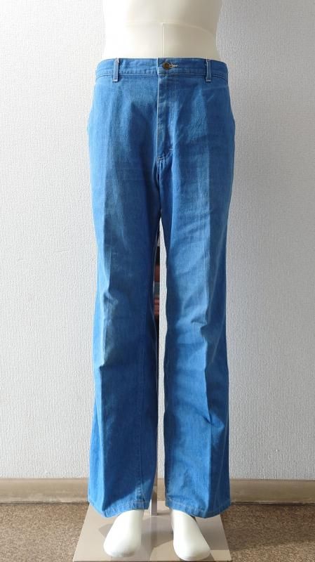 <img class='new_mark_img1' src='https://img.shop-pro.jp/img/new/icons5.gif' style='border:none;display:inline;margin:0px;padding:0px;width:auto;' />70’s Lee USA製 “42TALON” デニムトラウザーズ W34 L30 (VINTAGE)