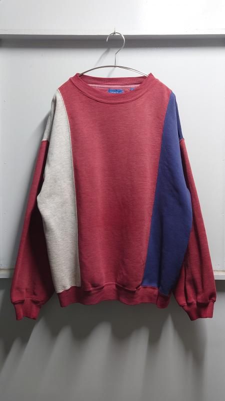 <img class='new_mark_img1' src='https://img.shop-pro.jp/img/new/icons6.gif' style='border:none;display:inline;margin:0px;padding:0px;width:auto;' />90’s TOWN CRAFT “Switching Pattern” スウェット L (VINTAGE)