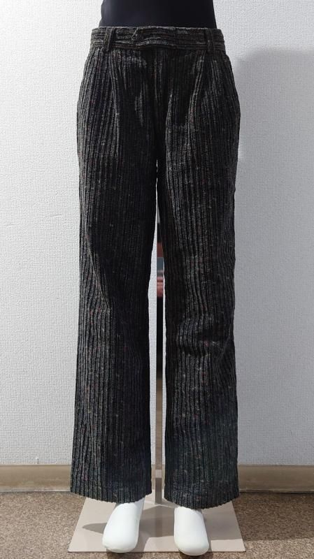 <img class='new_mark_img1' src='https://img.shop-pro.jp/img/new/icons7.gif' style='border:none;display:inline;margin:0px;padding:0px;width:auto;' />80-90’s Mash イタリア製 ツータック 太畝 カラーネップコーデュロイパンツ W30 (VINTAGE)