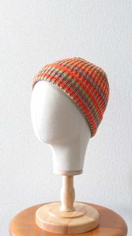 <img class='new_mark_img1' src='https://img.shop-pro.jp/img/new/icons5.gif' style='border:none;display:inline;margin:0px;padding:0px;width:auto;' />Clayeux ե Rainbow Beanie (USED)