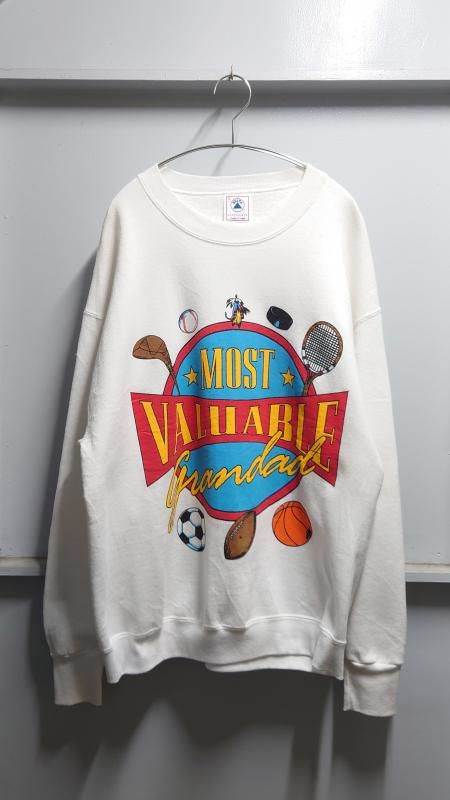 <img class='new_mark_img1' src='https://img.shop-pro.jp/img/new/icons6.gif' style='border:none;display:inline;margin:0px;padding:0px;width:auto;' />90s DELTA USA Most Valuable Grandad ץȥå L (VINTAGE)