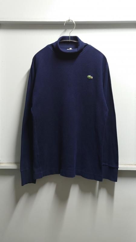 <img class='new_mark_img1' src='https://img.shop-pro.jp/img/new/icons7.gif' style='border:none;display:inline;margin:0px;padding:0px;width:auto;' />60-Early70s CHEMISE LACOSTE ե Turtleneck Lightweight Cotton Knit 3 (VINTAGE)