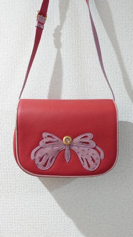 <img class='new_mark_img1' src='https://img.shop-pro.jp/img/new/icons5.gif' style='border:none;display:inline;margin:0px;padding:0px;width:auto;' />FARAONI ꥢ Ostrich and Leather Хå (USED)