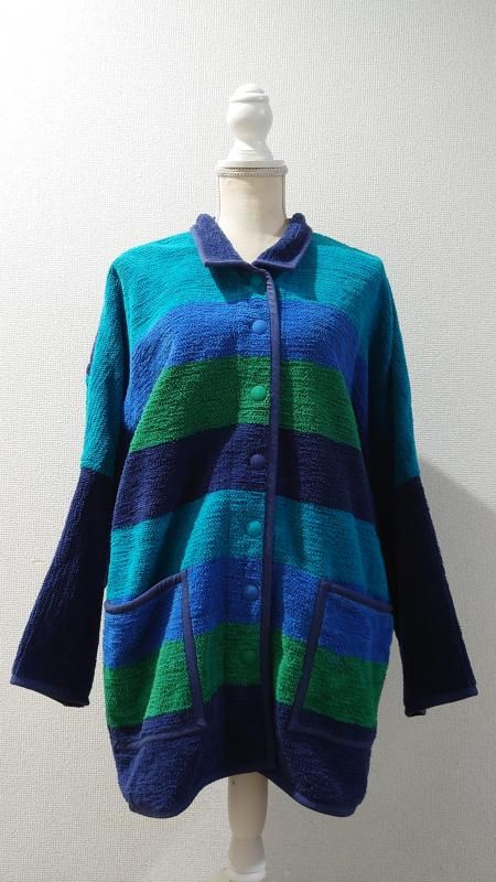 <img class='new_mark_img1' src='https://img.shop-pro.jp/img/new/icons6.gif' style='border:none;display:inline;margin:0px;padding:0px;width:auto;' />90s Unica Fashion Poppana Weaving Jacket M (VINTAGE)