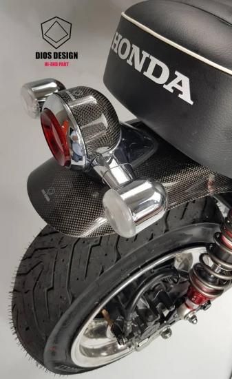 ホンダモンキー 125 カーボンファイバーパーツセット ホンダ モンキー125 カーボン 8点セット- kdprojectracing-japan