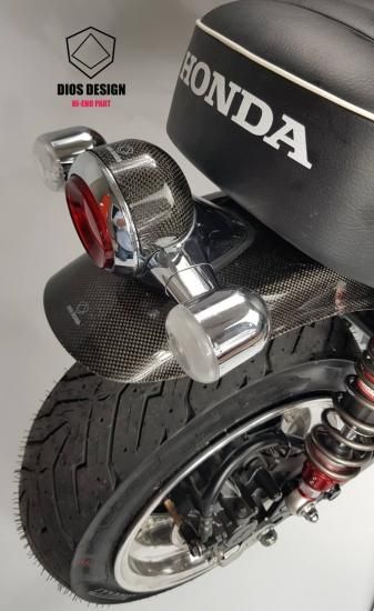 ホンダ モンキー125 カーボン テールライト カバー- kdprojectracing-japan