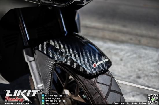 ホンダ ADV150 CARBON TECH カーボン フロント フェンダー- kdprojectracing-japan