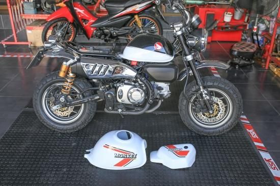 ホンダ モンキー125 タンクカバー エアクリーナーカバー セット ホンダ モンキー125 タンクカバー エアクリーナーカバー セット