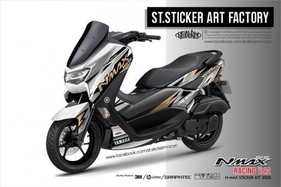 Amazon.co.jp: 変更されたオートバイ Nmax155 Nmax ステッカー
