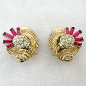 琥珀 カフスリンク1980年モスクワオリンピック記念